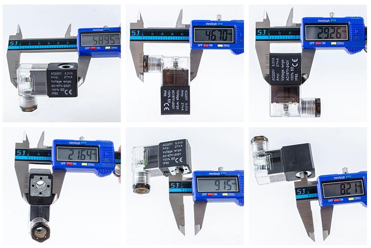 Actual measurement pictures of Amisco DIN 6.3x0.8 Pulse Solenoid Coils