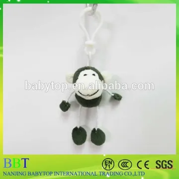 custom plush monkey keychain toys