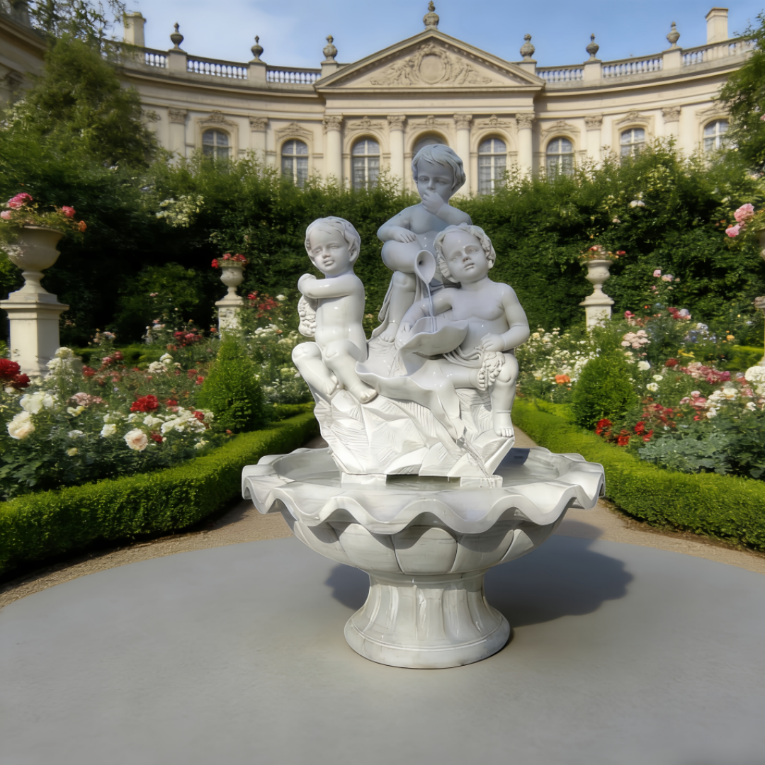 Fountain_GeneratedBackground_ClassicalArchitecture