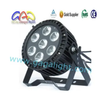 Mini PAR Slim PAR RGBWA UV 6in1 7X18W PAR Can Wash Light