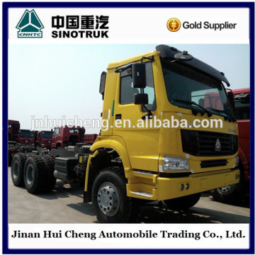 SINO HOWO diesel fuel type 10 tires 6x4 tractor truck