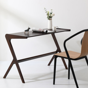 Modern Minimalist Solid Wood Study Desk for Home Office