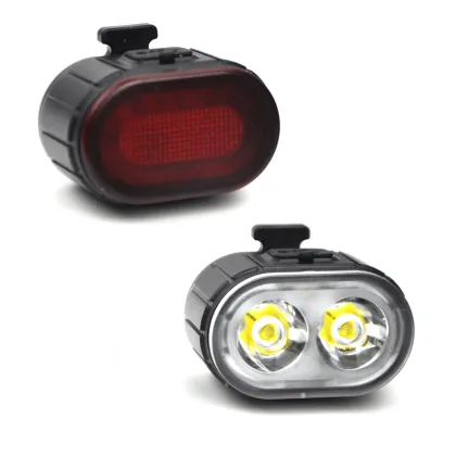 USB Charging Bicycle LED Light Set: Must-Have Night Rider's Accessories for Mountain & Race Rode
