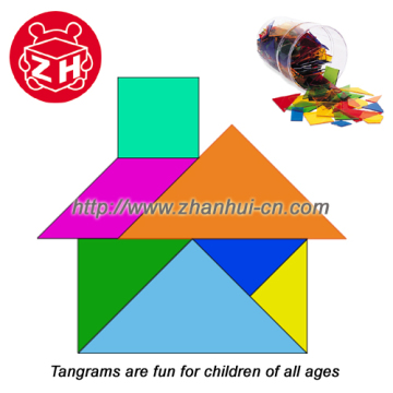 Plastic Educational Tangram Puzzle for Child