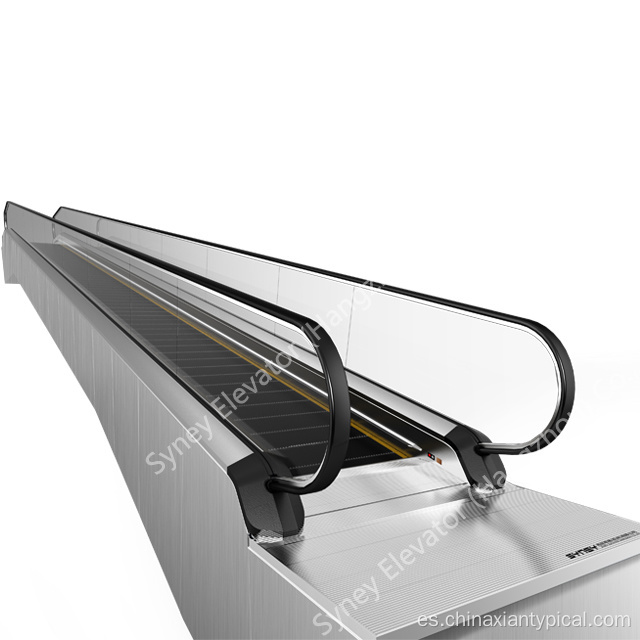 Horizontal en movimiento acera plana Travelator