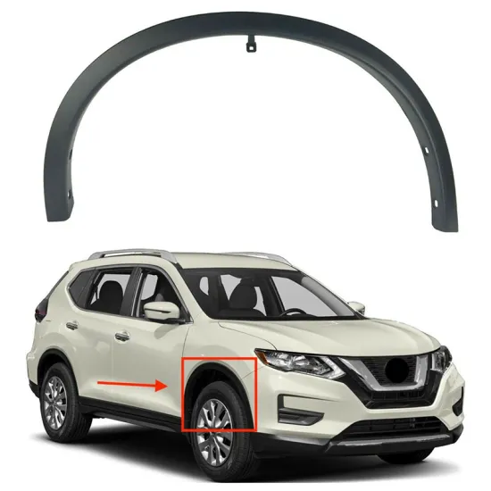 Left & Right Side Front Fender Wheel Eyebrow Trim for 2014-2020 Nissan Rogue