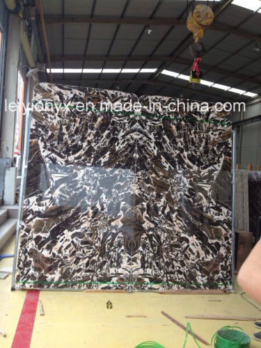 Natural Black Marble Kylin Onyx Marble Slab