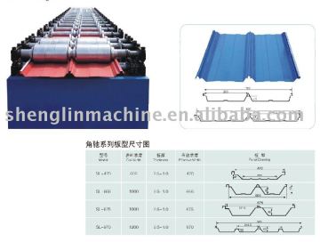 joint hidden 760 roller machine for your new nice factory building