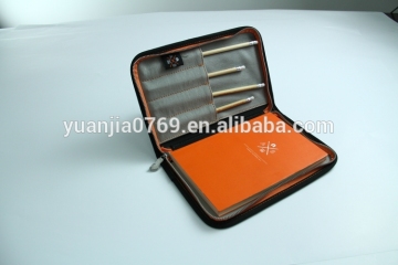 hard cover slider zip lock painting set sketchbook with pencils