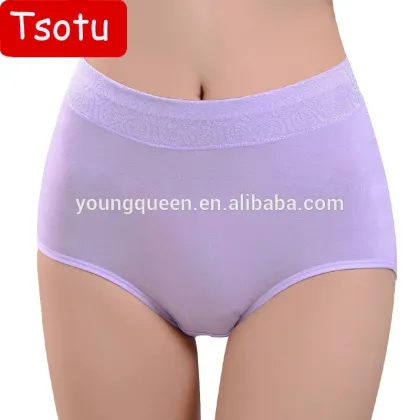 IK136 wholesale jacquard seamless modal ladies L underwear