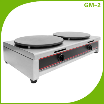 GM-2 Commercial Stainless Steel Gas Crepe Maker For Sale