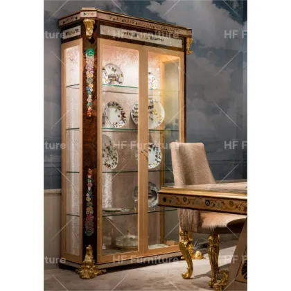 Royal Showcases Glass Display Handmade Luxury Wine Cabinet