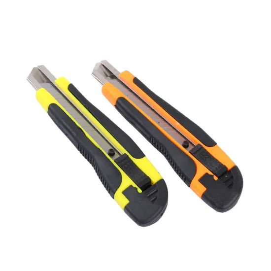 Professional High-Quality Utility Knife with Retractable Aluminum Alloy Blade for Precision Cutting