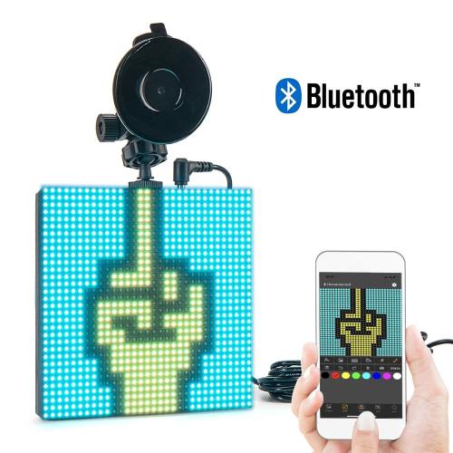 Bluetooth 12V RGB CAR led Sign APP Control GIF Programmable Scrolling Message LED Display Board Screen Support Drop shipping