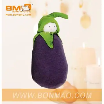 Lovely Soft Toys/Stuffed Toys Girl/ Plush Eggplant Toy