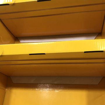 APEX Fashionable Yellow Retail Floor Cardboard Displays