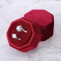 Box Ottagon a doppio anello rosa di fidanzamento più venduto