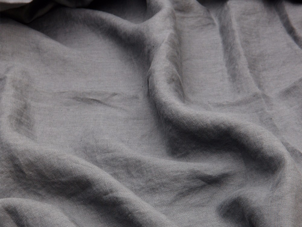 Stone Washed French Linen Fabric, 100% Flax Linen Fabric in Roll
