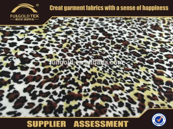 2016 fashion like ITY fabric leopard printed fabric animal printed fabric in keqiao fullgold