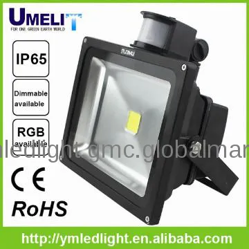 20w pir sensor led flood lights