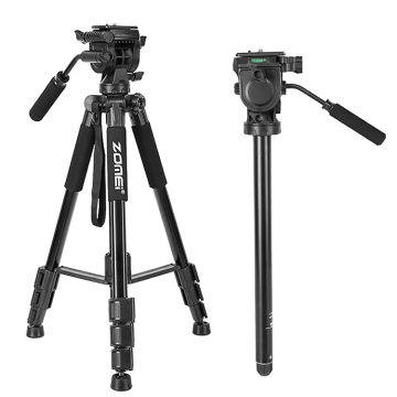 Zomei Q310 Magnesium Aluminium Profesional Profesional Portabel Kamera Foto Tripod Stand