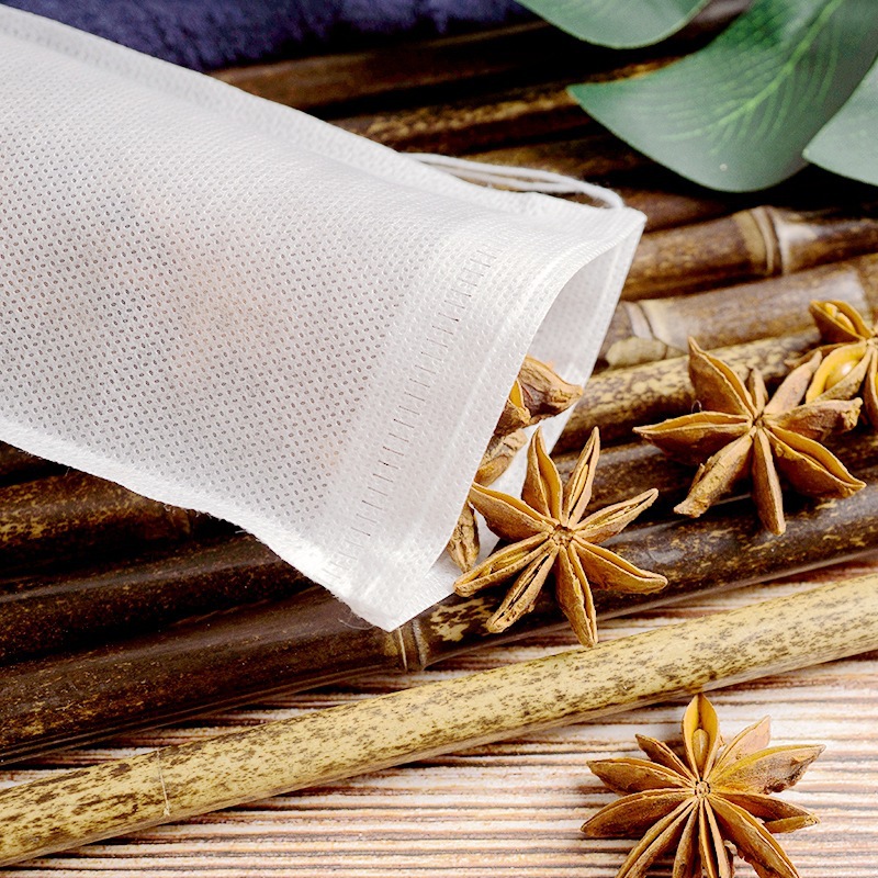New Teabags 100Pcs/Lot 5-5.5 x 7CM Empty Tea Bags With String Heal Seal Filter Paper for Herb Loose Tea