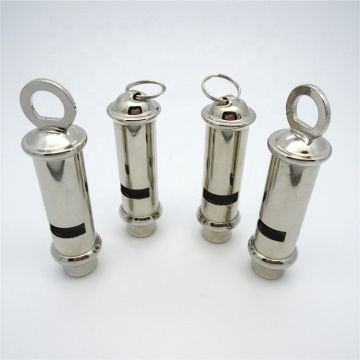 Factory Supply 65mm/80mm Metal Long Tubular Survival Whistle