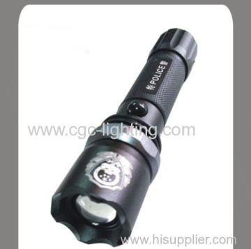 Aluminum Cree Rechargeable Police Flash Light 