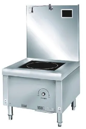 Commercial induction stock pot range
