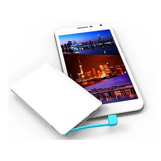 Business Gift Custom LOGO Mobile power bank Credit card power bank 2500mAh credit card power bnak