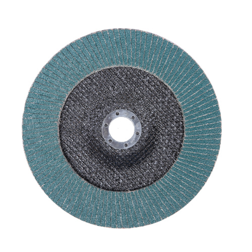 Disco de solapa de óxido de aluminio de aluminio calcinada de la rueda de aleta