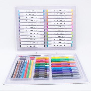 Dual Tip Art Markers Pen Set 76Pcs for Kids, Students, and Artists