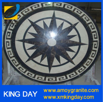 waterjet marble tiles design floor pattern (Factory Directly)