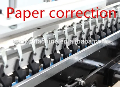 GK-1600SLJ international folding machine for gluing &6 corner box crash bottom-lock box