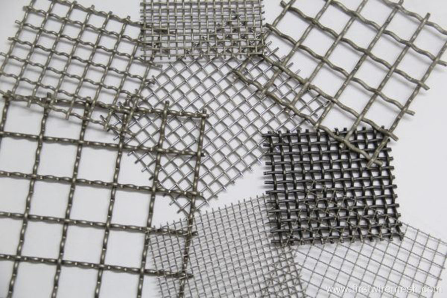 crimped architectural metal mesh