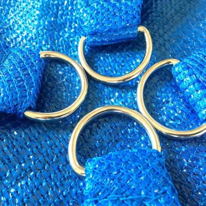 HDPE UV Resistant Blue Rectangular Shade Sail 170GSM - Wholesale Outdoor Waterproof Sun Shade Sail