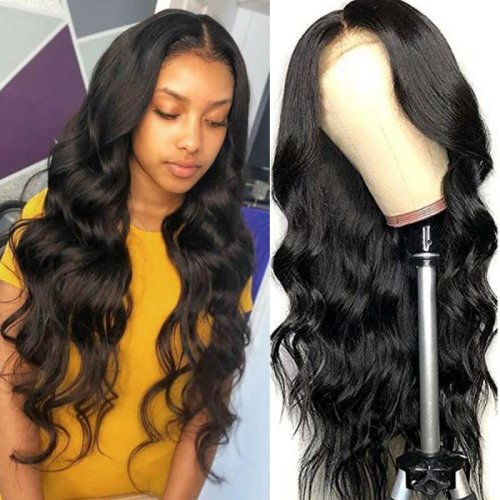 Body Wave Lace Human Hair Wig For Black Women Cuticle Aligned Body Wave Lace Frontal Wig