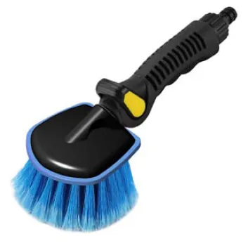 Water Flow Through Car Cleaning Brush Tool: Efficient Wheel Cleaning Solution