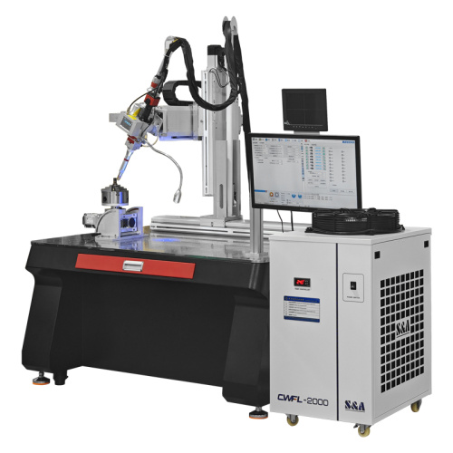 Máquina automática de solda a laser de plataforma