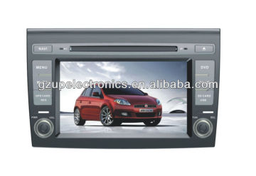 7 inch Double Din Car DVD Player for BRAVO 2012 With GPS and Bluetooth