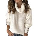 Women's Oversized Turtleneck Chunky Pullover Sweaters