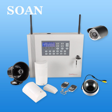 GSM Home Burglar Alarm with Metal Case IP Camera (SN5300)