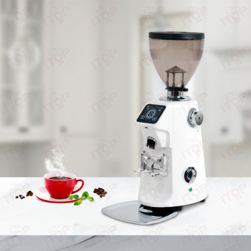 Commercial Coffee Grinder Machine with LED Display Screen for Espresso Grinding