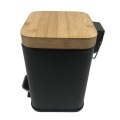 Bamboo Lip Square Pedal Bin