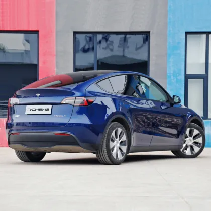 2022 Top Selling Tesla Model Y - Blue Electric Vehicle