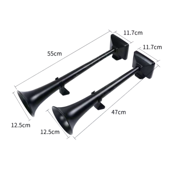 Hot Sale 12V 24V Musical Air Horn for European Trucks like Volvo, Scania, and DAF
