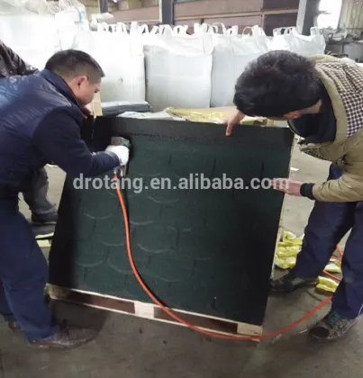 Fish-scale Type Roofing Shingle / Asia Green Color