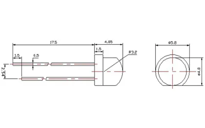 5mm White LED Cool White 8000-11000K