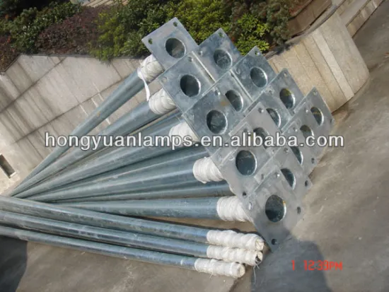 HY 3m galvanized with painting (poste de luz jardin,Garten Lichtmast)garden light pole