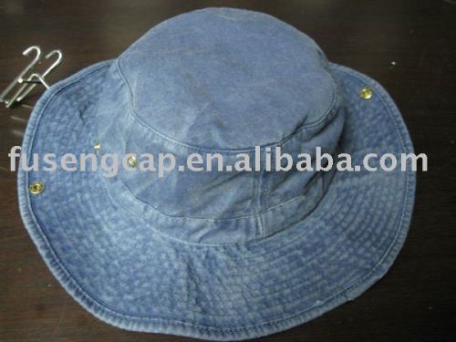 fashional fishing,fisherman cap,blue folding cowboy hat